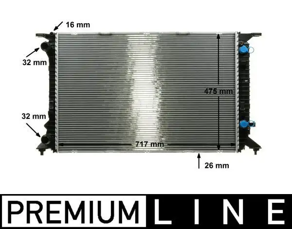MAHLE CR910000P Radyatör resmi