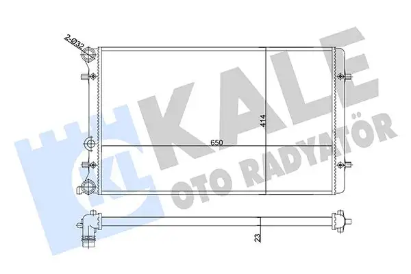 KALE 356980 Radyatör resmi