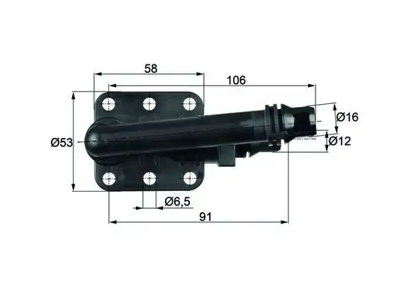 MAHLE TO582 Yağ Soğutucu Termostatı 17217559962 resmi