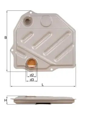 MAHLE HX46 Şanzıman Filtresi A1262770295 resmi