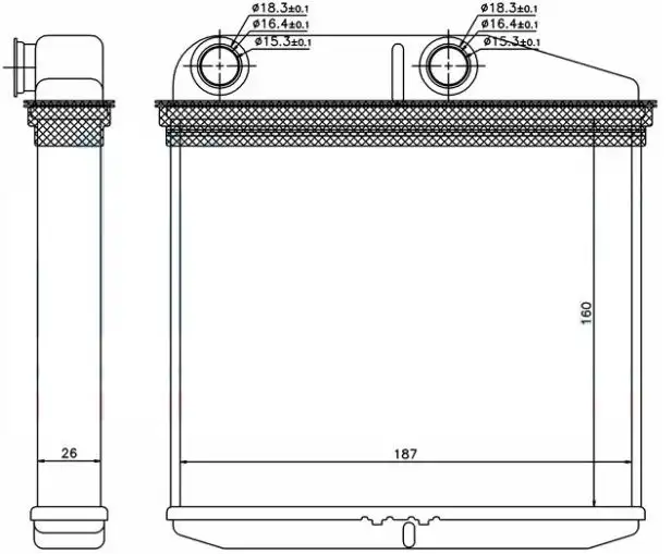 ORIS KFI011026 Kalorifer Radyatörü 1618468 resmi