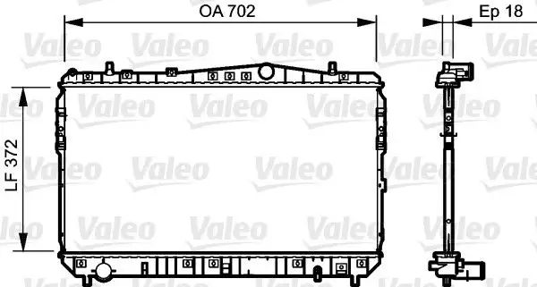 VALEO 735159 Radyatör resmi