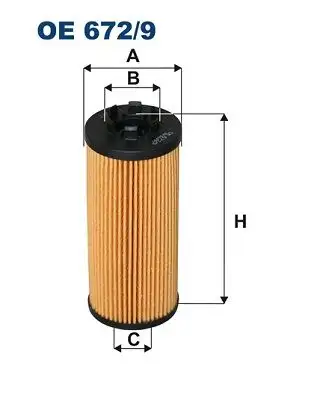 FILTRON OE672/9 Yağ Filtresi 11428593186 resmi