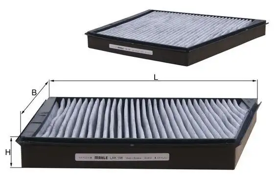 MAHLE LAK156 Polen Filtresi (Karbonlu) A2118300018 resmi