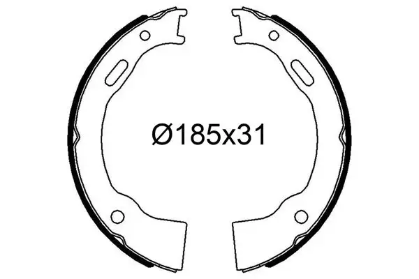VALEO 564317 Arka Fren Balatası resmi