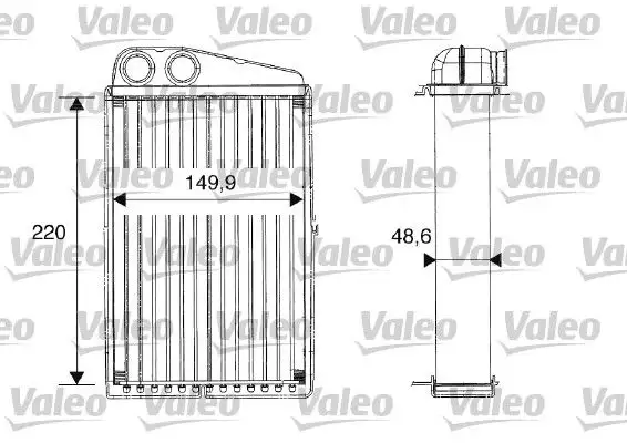 VALEO 812247 Kalorifer Radyatörü 7701208323 resmi