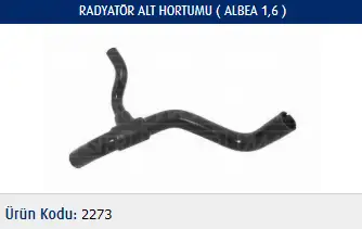 MASTER M2273 Radyatör Alt Hortumu 46794465 resmi