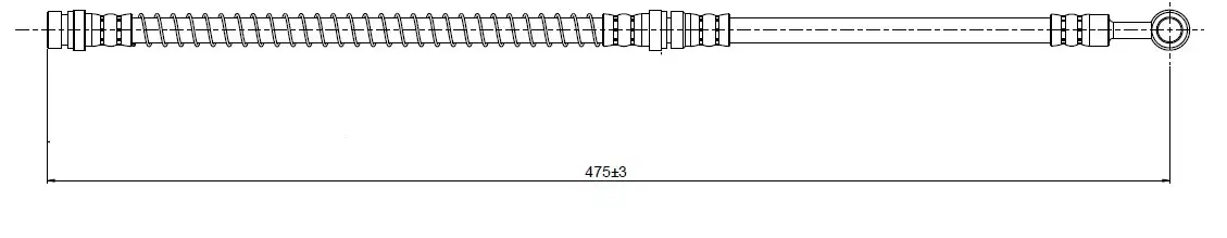 CAVO C900134A Ön Fren Hortumu 31329616 resmi