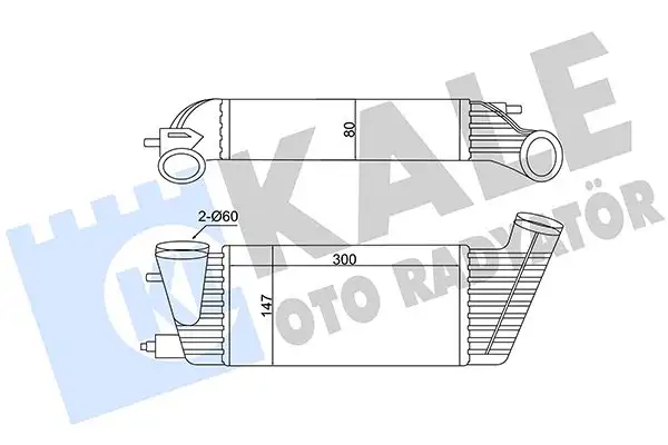 KALE 350820 Turbo Radyatörü resmi