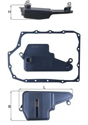 MAHLE HX193D Şanzıman Filtresi R2Y110431 resmi