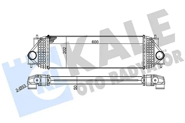 KALE 342365 Turbo Radyatörü 1362067J01 resmi