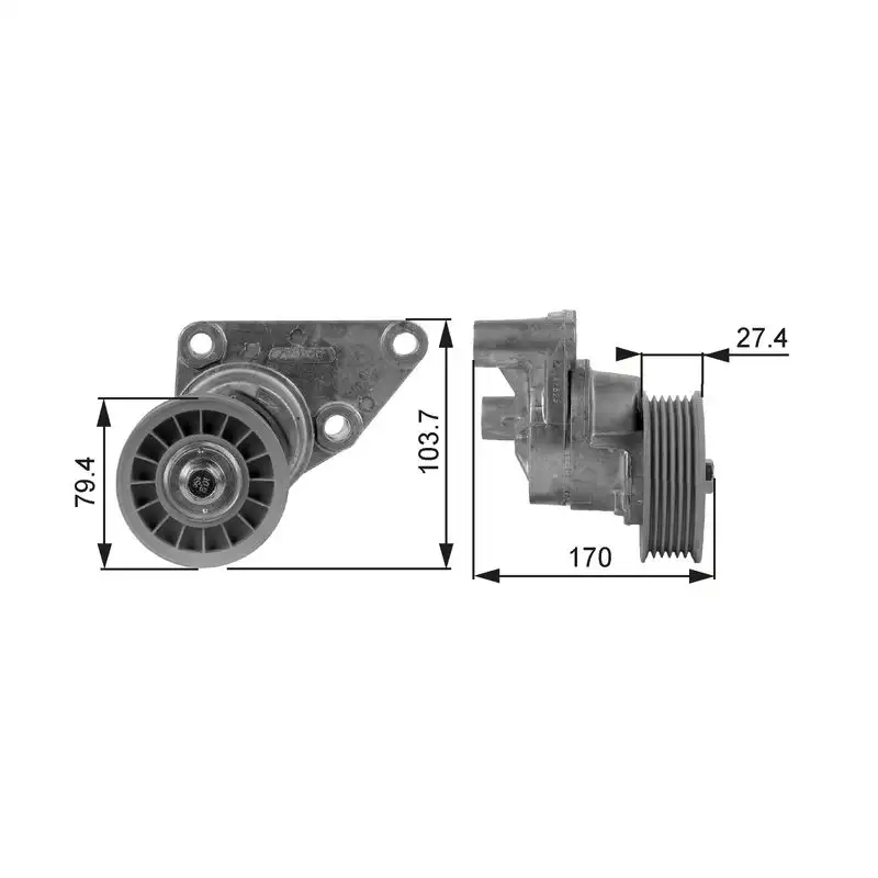 GATES T38158 Kayış Gergi Kütüğü 12580162 resmi