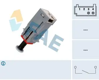 FAE 24790 Debriyaj Pedal Müşiri resmi