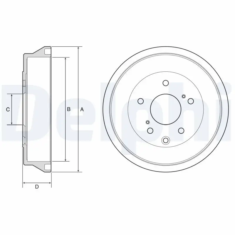 DELPHI BF636 Fren Kampanası 432061KL0A resmi