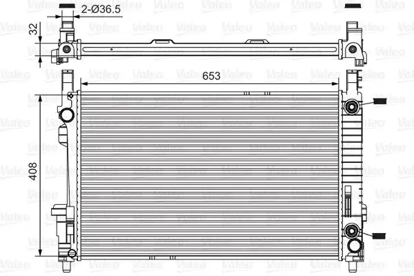 VALEO 734378 Radyatör resmi