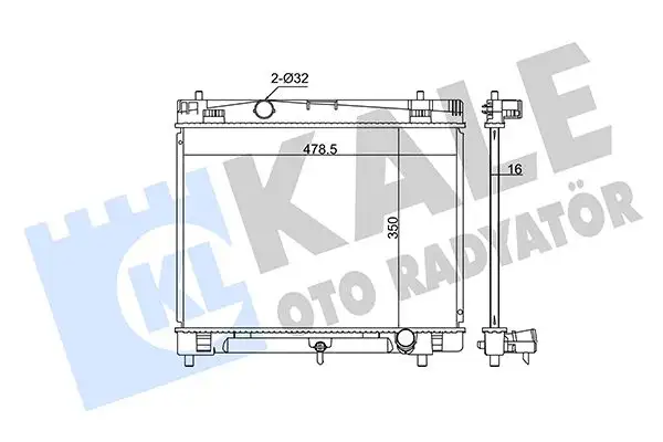 KALE 342215 Radyatör resmi