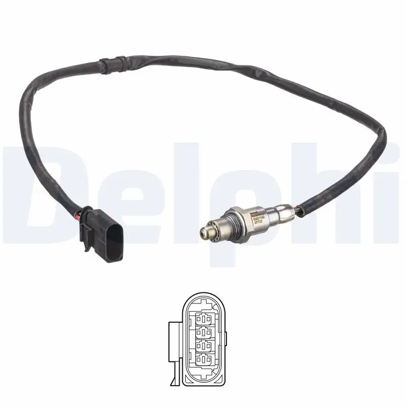 DELPHI ES21193-12B1 Oksijen Sensörü 04C906262K resmi