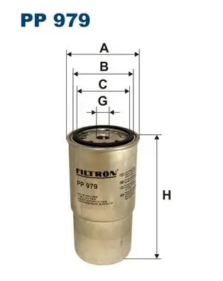 FILTRON PP979 Yakıt Filtresi resmi