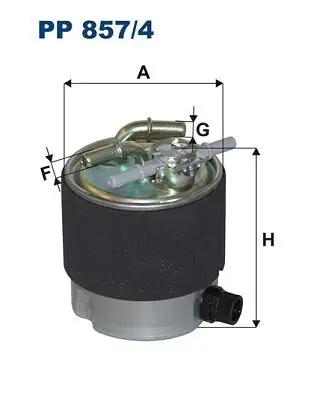 FILTRON PP857/4 Yakıt Filtresi resmi