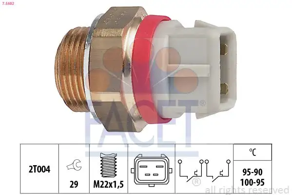 FACET 7.5682 Fan Müşiri 89BB8B607AC resmi