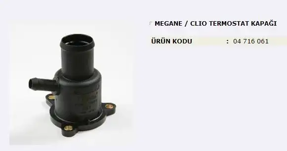 MITA 04716061 Termostat Kapağı 8200561420 resmi