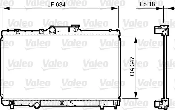 VALEO 731441 Radyatör resmi