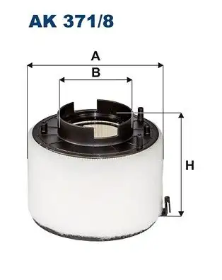 FILTRON AK371/8 Hava Filtresi 8K0133843L resmi