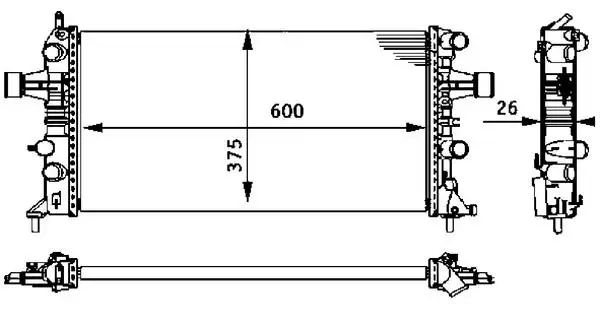 MAHLE CR237000S Radyatör resmi