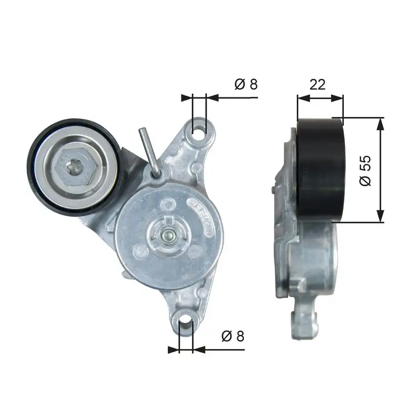 GATES T39392 Kayış Gergi Kütüğü 16620WA010 resmi