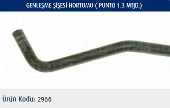 MASTER M2966 Yedek Su Deposu Hortumu 51779542 resmi