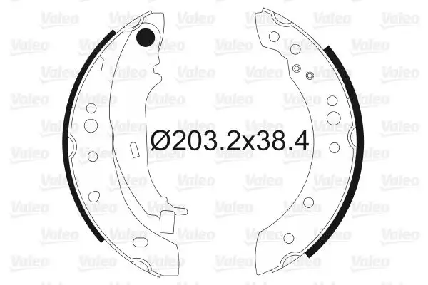 VALEO 564097 Arka Fren Balatası MN186120 resmi