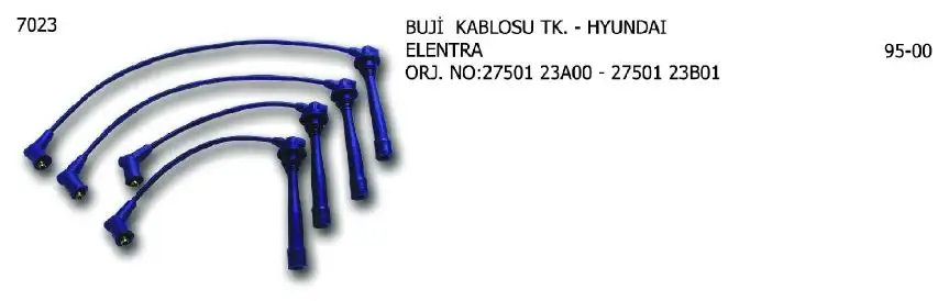 ÜNÜVAR 7023 Buji Kablosu resmi