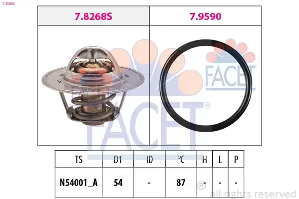 FACET 7.8268 Termostat resmi