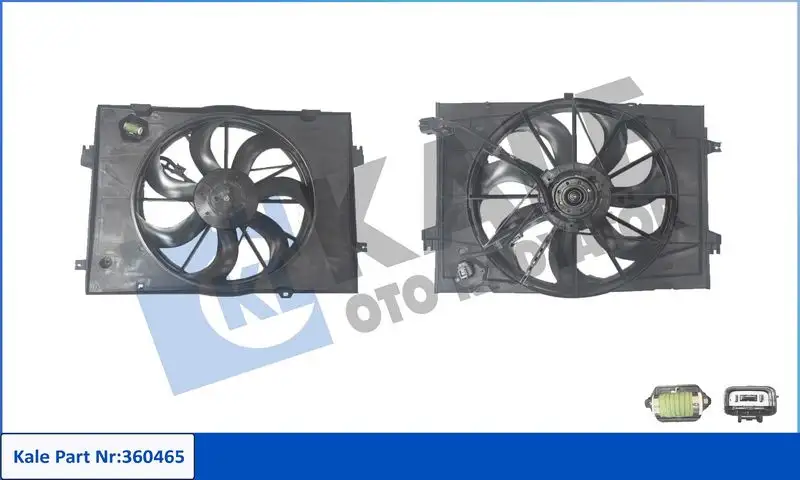 KALE 360465 Fan Motoru 253801F251 resmi