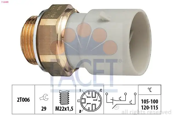 FACET 7.5649 Fan Müşiri 90376209 resmi