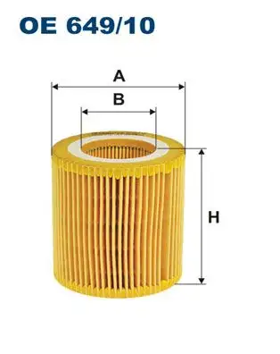 FILTRON OE649/10 Yağ Filtresi 11427953125 resmi