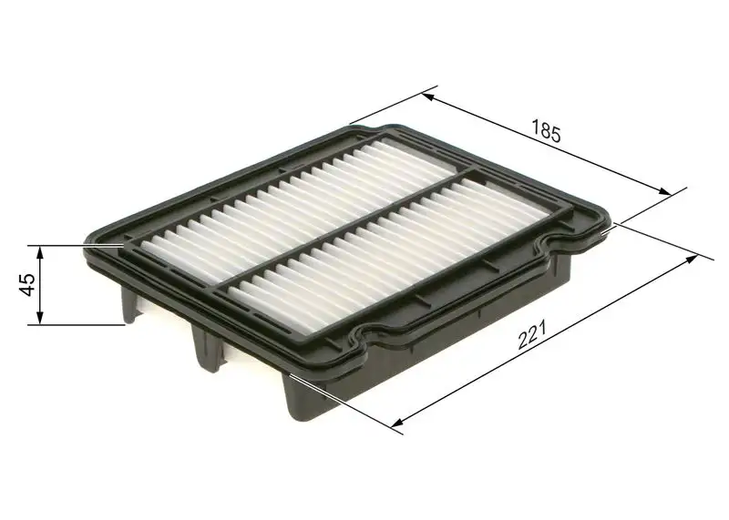BOSCH 09864B0045 Hava Filtresi 96536696 resmi