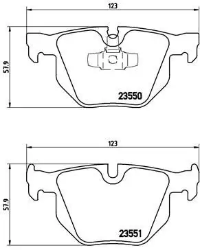 BREMBO P06039 Arka Fren Balatası resmi