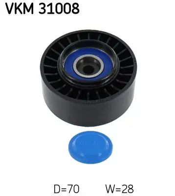 SKF VKM31008 Alternatör Gergi Rulmanı 03G145276 resmi
