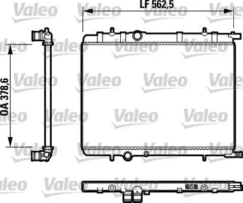 VALEO 732892 Radyatör resmi