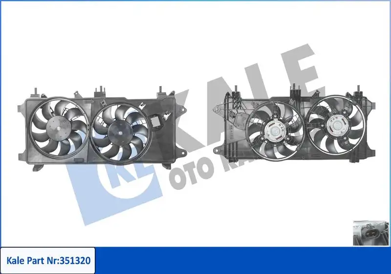KALE 351320 Fan Motoru 51755591 resmi