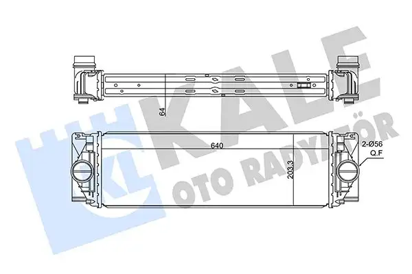 KALE 350885 Turbo Radyatörü resmi
