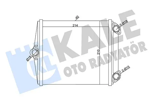 KALE 346645 Kalorifer Radyatörü resmi