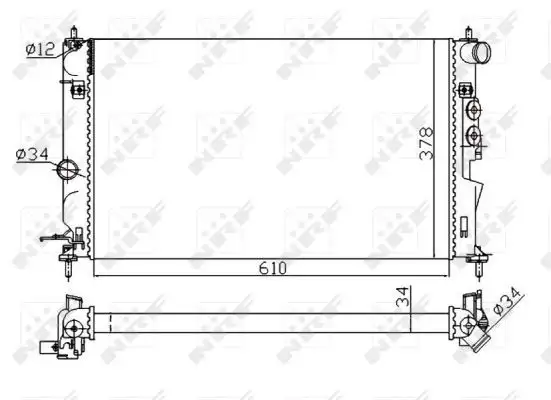 NRF 50563A Radyatör resmi