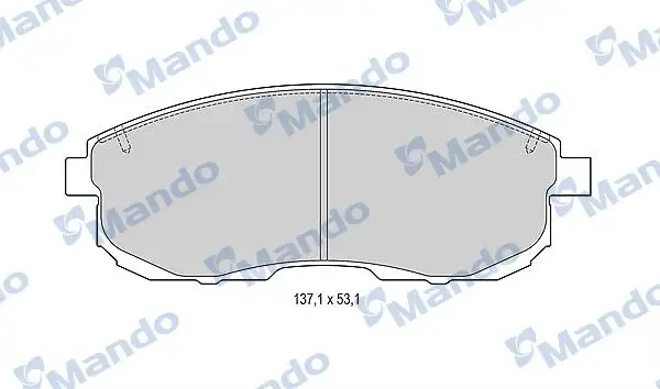 MANDO MBF015001 Ön Fren Balatası resmi