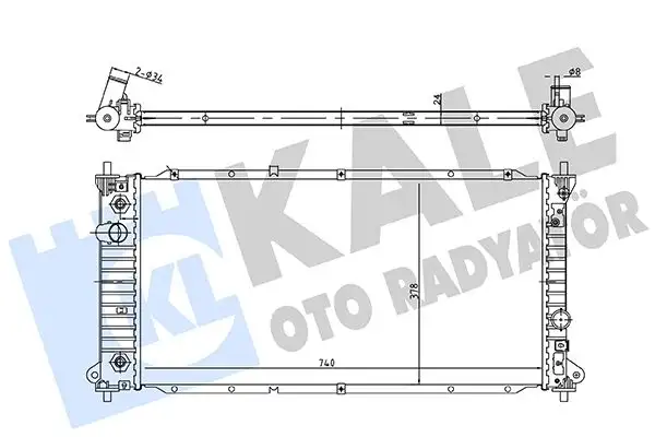 KALE 362350 Radyatör resmi