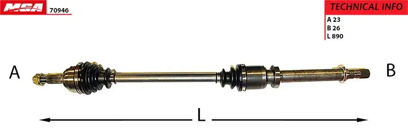 MGA 70946 Ön Aks (Sağ) resmi