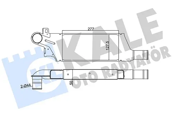 KALE 345040 Turbo Radyatörü 1302113 resmi