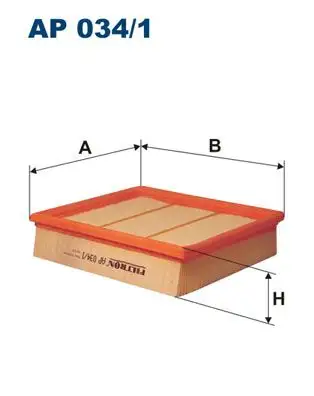 FILTRON AP034/1 Hava Filtresi A2660940004 resmi