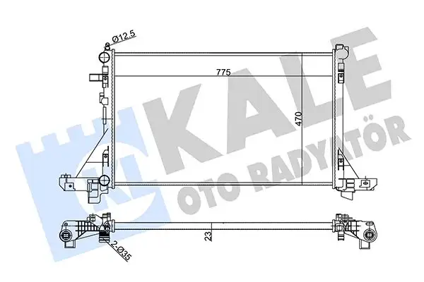 KALE 351025 Radyatör resmi